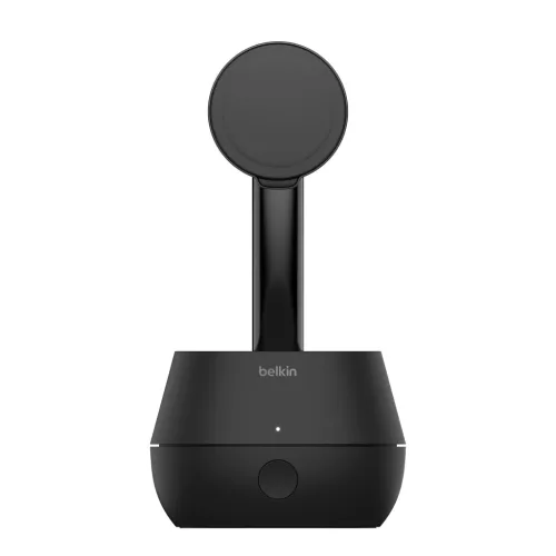 Belkin STAGE töltőállomás iPhone-hoz automatikusan követő Pro DockKit-tel - Fekete (MMA008vf05BK)