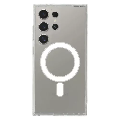 Akril Magsafe tok Samsung Galaxy S25 Ultra átlátszó tok