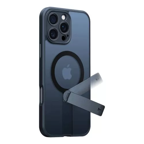 Torras Pstand Spin tok iPhone 16 Pro-hoz (Fekete)