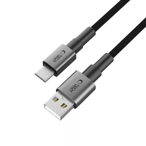 Tech-protect Ultraboost Dna Type-c Kábel 15w/3a 100cm Vas Szürke
