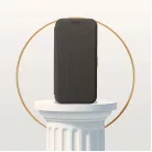FOLIO oldalsó mágneses tok IPHONE 16 PRO barna