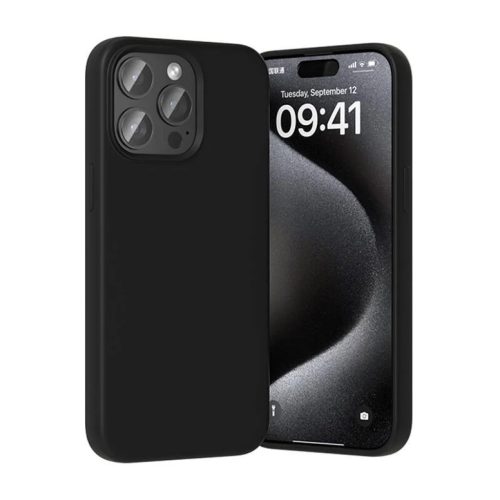 Vention KUFB0-40 szilikon tok iPhone 15 Pro Max-hoz (fekete) tok