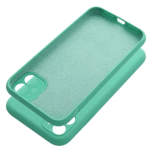 SILICONE 2mm tok IPHONE 11 mint