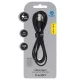 Blavec Cable Candy fonott - USB to Type C - PD 60W 3A 1 méter (CCA-UC3B10) fekete