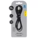 Blavec Kábel Édesség fonott - USB Type-C - PD 60W 3A 3 méter (CCA-UC3B30) fekete