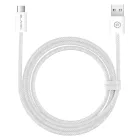 Blavec Kábel Candy fonott - USB-ről Type C-re - PD 60W 3A 2 méter (CCA-UC3W20) fehér