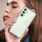 Outer Space szilikon zselés kerettel Samsung Galaxy S24 FE - átlátszó tok