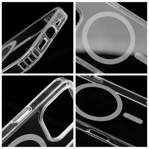 Drop Glue Színes Gyűrűs Mag Tok, kompatibilis MagSafe-fel IPHONE 11-hez szürke tok
