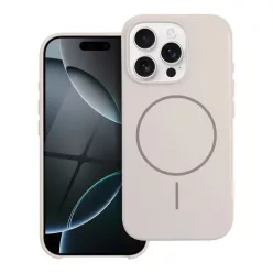   Prémium Fényes Mágneses tok kompatibilis MagSafe és Kamera Vezérlőgombbal iPhone 16 Pro fehér tok