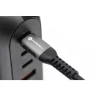 FORCELL F-ENERGY C256 kábel USB A - Type C QC3.0 3A 66W Cafule 2 m fekete