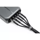 FORCELL F-ENERGY C256 kábel USB A-ról Type C-re QC3.0 3A 66W Cafule 3 m fekete