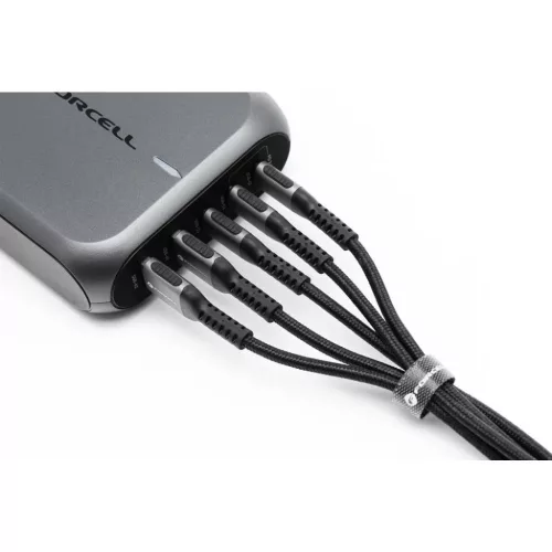 FORCELL F-ENERGY C256 kábel USB A-ról Type C-re QC3.0 3A 66W Cafule 3 m fekete