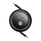 Baseus Free2Pull C-C 100W 1m (fekete) Bayern Edition kábel