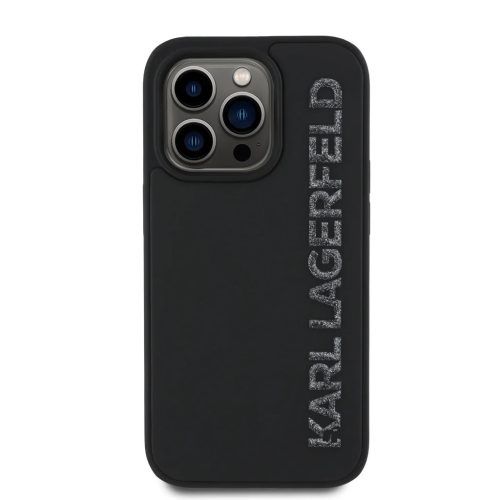 Karl Lagerfeld 3D Rubber Glitter Logo iPhone 14 Pro tok
