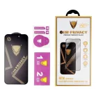 OG Premium Privacy üvegfólia - iPhone 15 Plus fekete