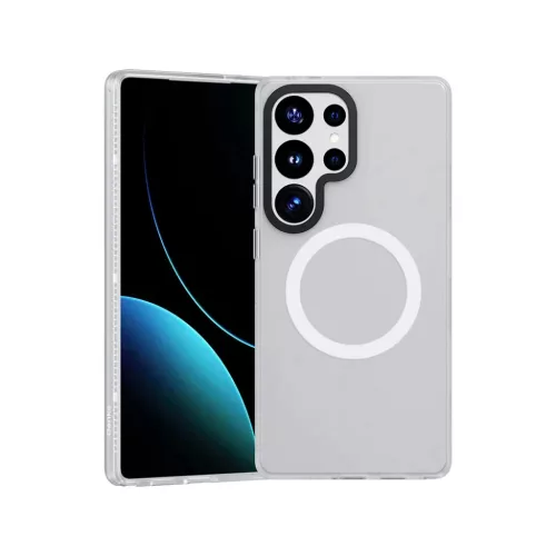 Samsung Galaxy S25 Ultra fehér Benks Magnetic Lucid Armor tok (0045)