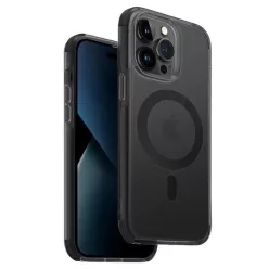   Uniq Combat iPhone 14 Pro Max 6.7" tok Magclick Töltés fekete/beton szén