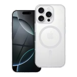   Drop Glue Színes Gyűrű Mágneses Tok kompatibilis MagSafe az iPhone 13 Pro Max fehér tok