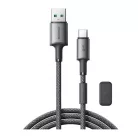 Joyroom S-A50 Unlimited 3A 1.2m szürke Type-C USB kábel