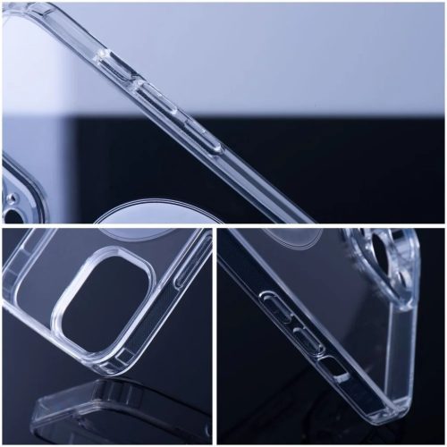 CLEAR MAG COVER tok kompatibilis MagSafe technológiával SAMSUNG S25 EDGE készülékhez átlátszó