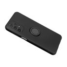 Szilikon gyűrűs tok Samsung Galaxy S25 Edge fekete tok