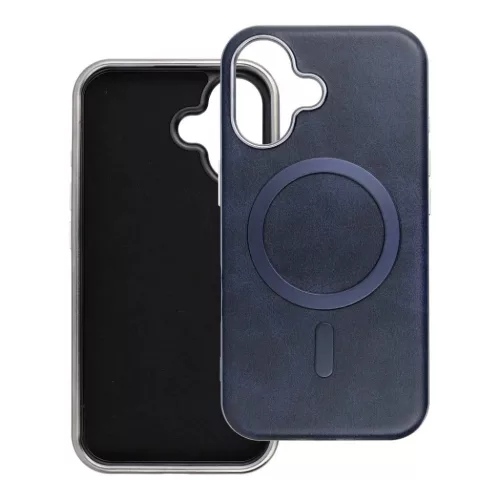 GENTLEMAN MAG COVER tok kompatibilis MagSafe-val IPHONE 16-hoz sötétkék