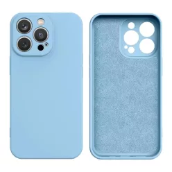 Szilikon tok iPhone 16e/17e - Kék tok