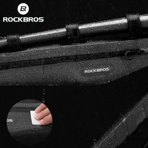 Rockbros AS-052 vízálló biciklis táska kerékpárvázra - szürke