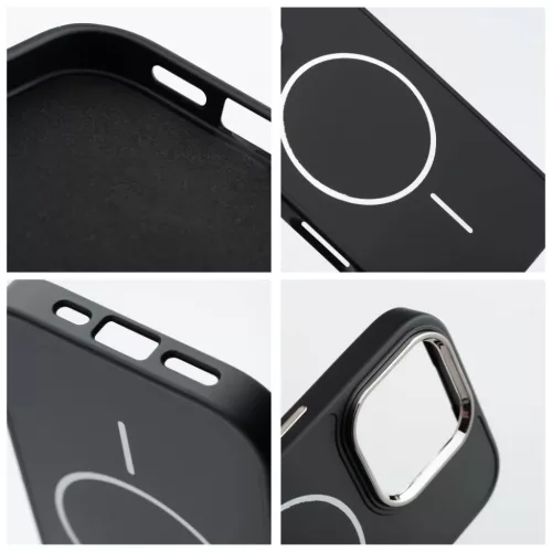 FRAME MAG COVER tok kompatibilis MagSafe-fel iPhone 11-hez fekete