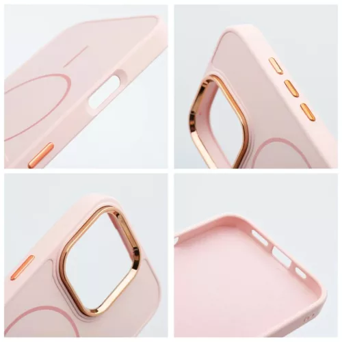 FRAME MAG COVER tok kompatibilis MagSafe-fel iPhone 11-hez púderrózsaszín