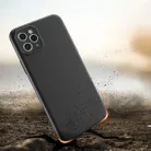 Szilikon fliptok a Honor X6a-hoz - fekete tok