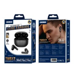 JELLICO vezeték nélküli fülhallgató TWS17 Fekete