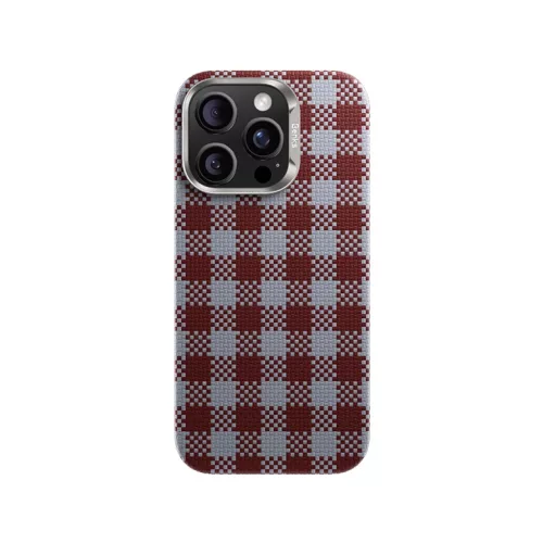iPhone 16 Pro Piros Benks Magnetic Armor Vichy Kevlar tok (RF65)