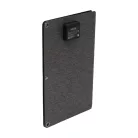 HOME MSC10W hordozható napelemes USB töltő, összecsukható, 10Watt, 2xUSB, LED töltésjelző, felakasztható, tartozék karabinerekkel