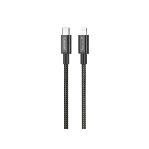 JELLICO kábel B28 USB-C - Lightning PD 30W 1M Fekete