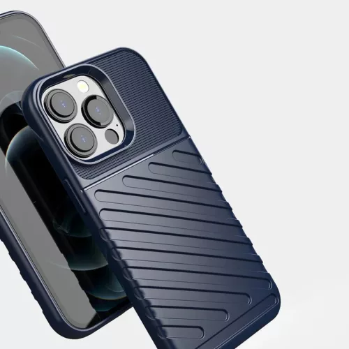 iPhone 13 Pro kék Thunder Case rugalmas, kemény, masszív tok TPU tok