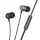 HOCO vezetékes fülhallgató Jack 3,5 mm mikrofonnal M110 fém szürke
