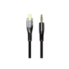 JELLICO kábel B21 Lightning - JACK 3.5MM 1.2M Fekete