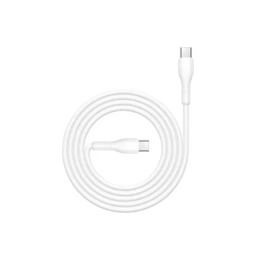 JELLICO kábel B9 USB-C - USB-C PD 66W 1M Fehér