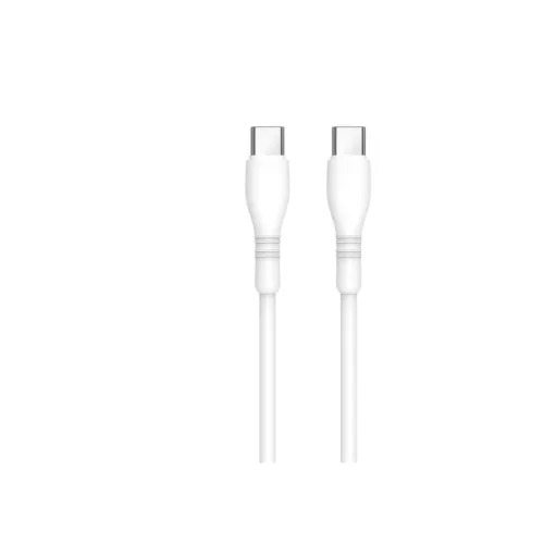 JELLICO kábel B9 USB-C - USB-C PD 66W 1M Fehér
