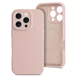 MagColor Pure tok iPhone 16e/17e púder rózsaszín tok