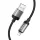 Hoco 2,4A 1 m USB A-hoz Lightning kábel fekete