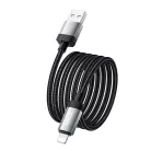 Hoco 2,4A 1 m USB A-hoz Lightning kábel fekete