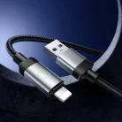 Hoco 2,4A 1 m USB A-hoz Lightning kábel fekete