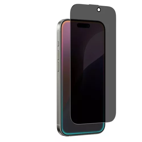 AmazingThing Titan Privacy Glass Privacy edzett üveg iPhone 16 Plus üvegfólia