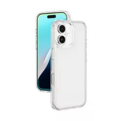   AmazingThing Minimal tok iPhone 16 Plus szilikon tok - Átlátszó