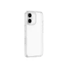 AmazingThing Minimal tok iPhone 16 Plus szilikon tok - Átlátszó