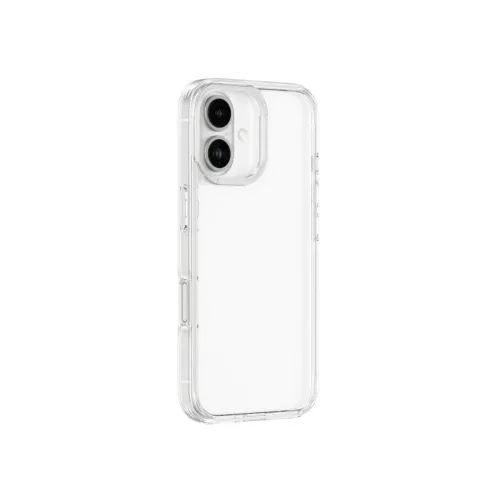 AmazingThing Minimal tok iPhone 16 Plus szilikon tok - Átlátszó