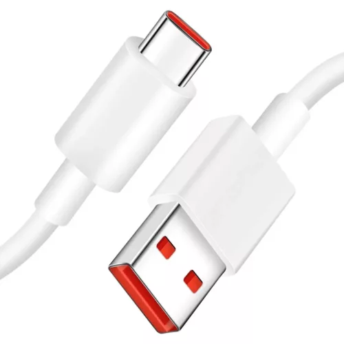 USB-A - USB-C kábel Xiaomi, 60W, 6A, 1m, Fehér 450100001S4S
