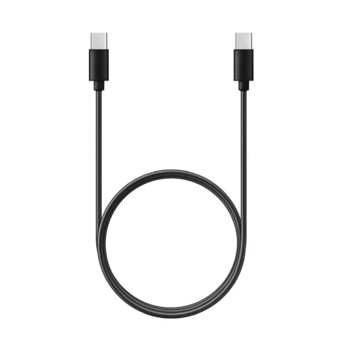 Type-C - Type-C PD QC 3A 60W C296 kábel (hosszú csatlakozó 8mm) 1 m fekete
